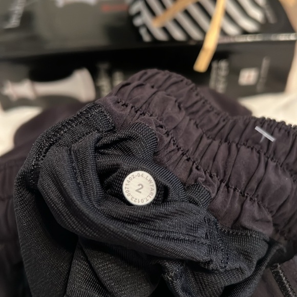 Lululemon Hotty Hot 4” Black Athletic Shorts size 2 - Picture 3 of 5